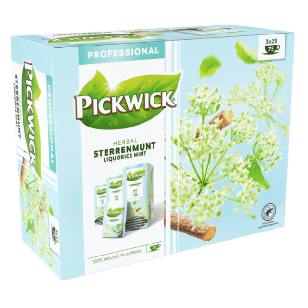 Pickwick - Sterrenmunt (3x25x2 gr) -  Rainforest Alliance