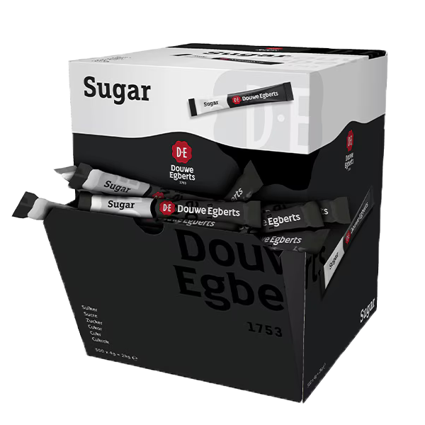Douwe Egberts Suikersticks 500 stuks (dispenserdoos)