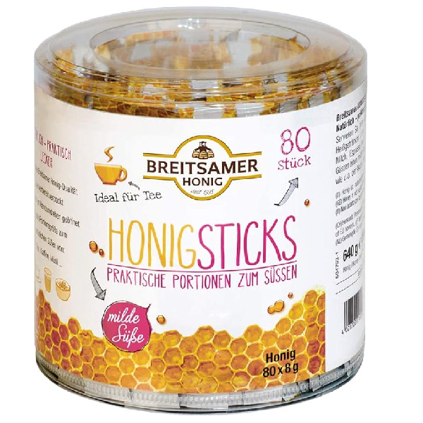 Honingsticks 80x8 gram 