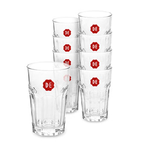 Douwe Egberts Latte Macchiato Glas - per 12 stuks