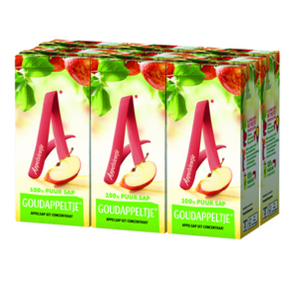 Appelsientje Goudappel 30x20 cl (pakje) - FSC