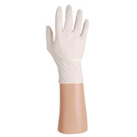 Handschoen latex ongepoederd wit M (1 doos á 100 st)