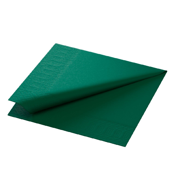 Duni Servet Donkergroen 2-laags 33x33 cm 125 stuks