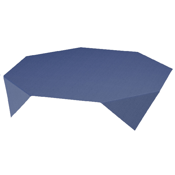 Dunicel Napperons Donkerblauw 80x80 cm 20 stuks 