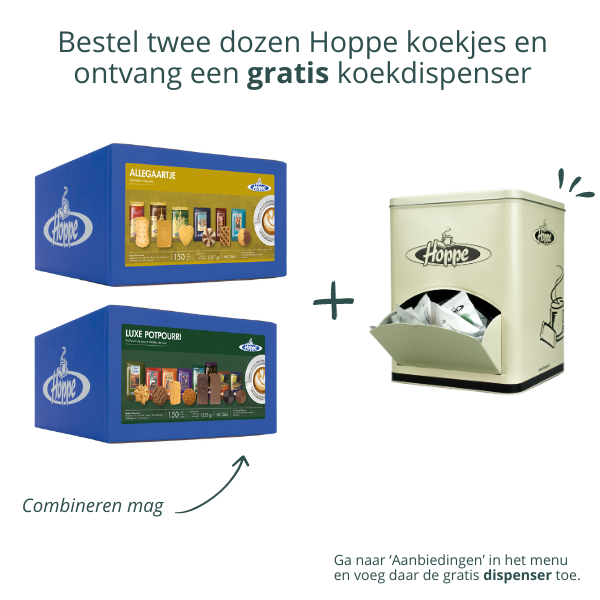Hoppe Koek Dispenser, Display Blik (excl. koekjes)